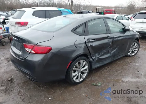 2015 Chrysler 200 S z USA, uszkodzony, nr VIN 1C3CCCBB3FN596810